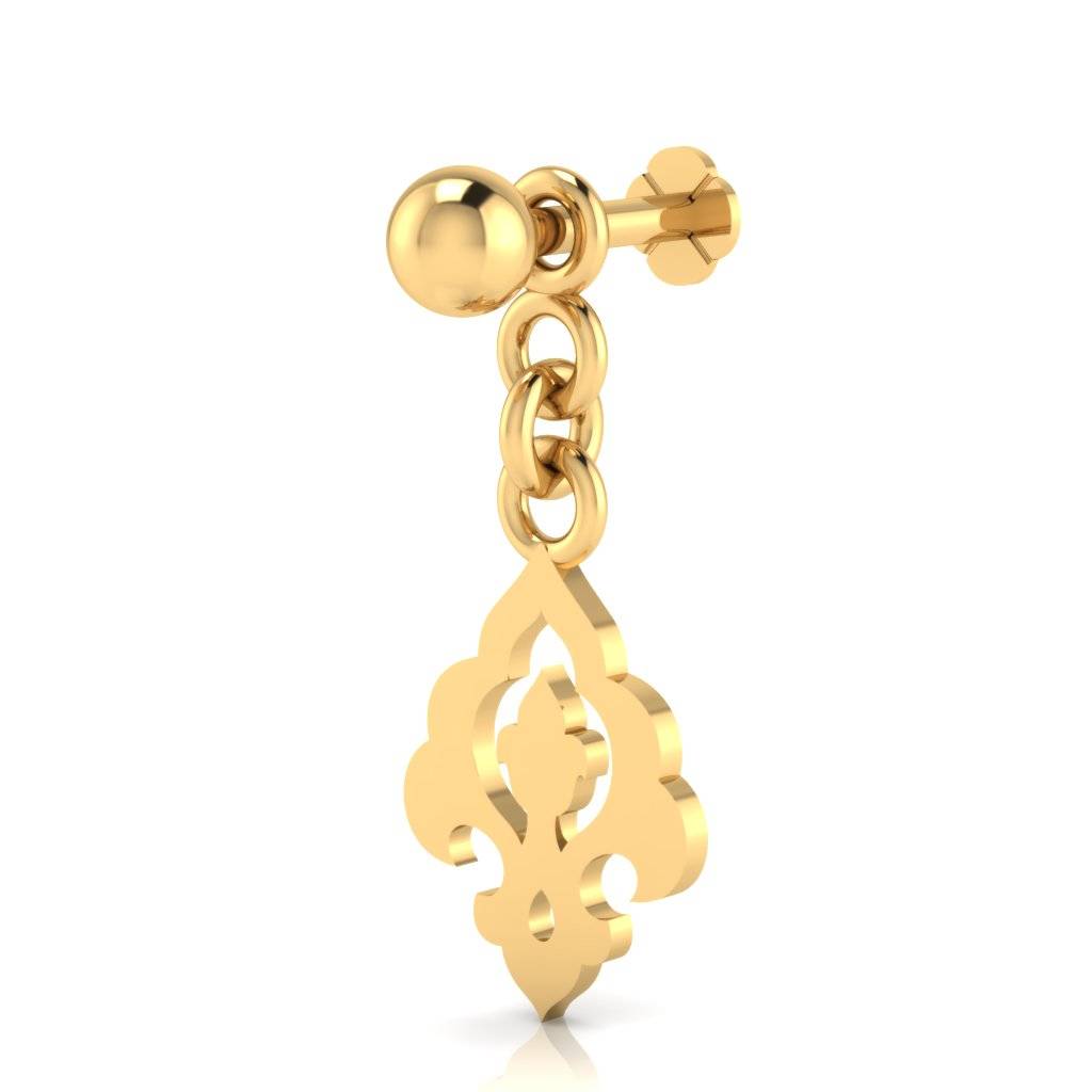 The Honey Gold Nose Screw : NS-0681YG