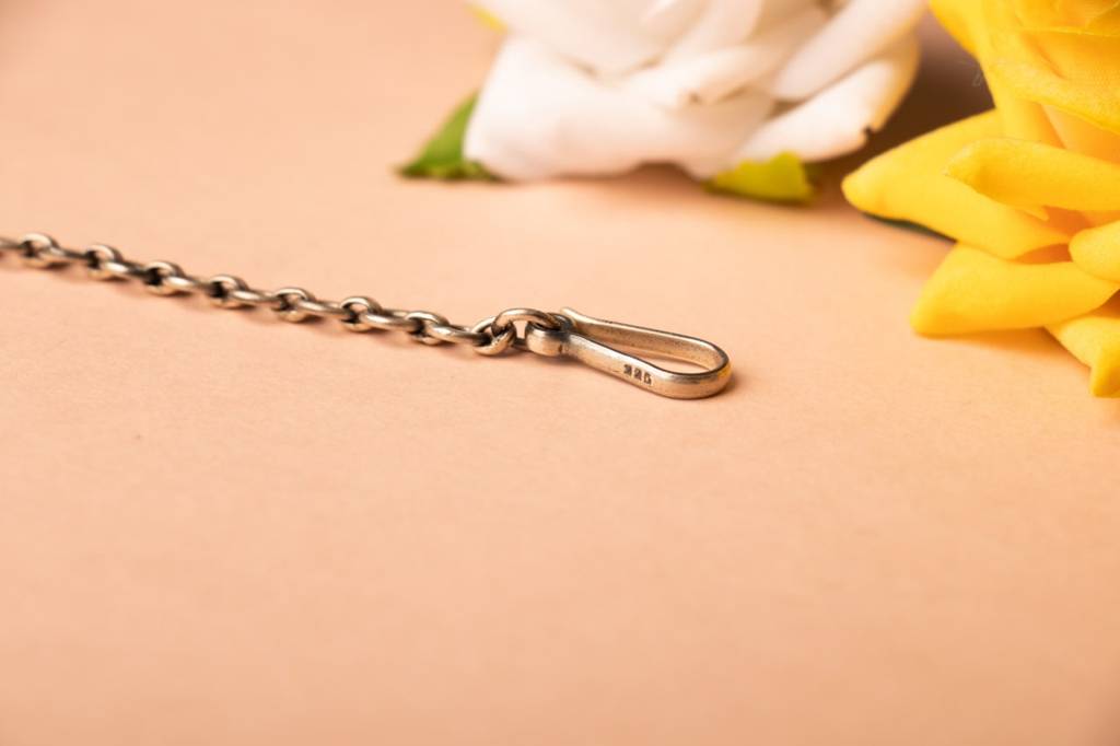 925 Sterling Silver Mizoya Versatile Flower Motif Choker : SN30026