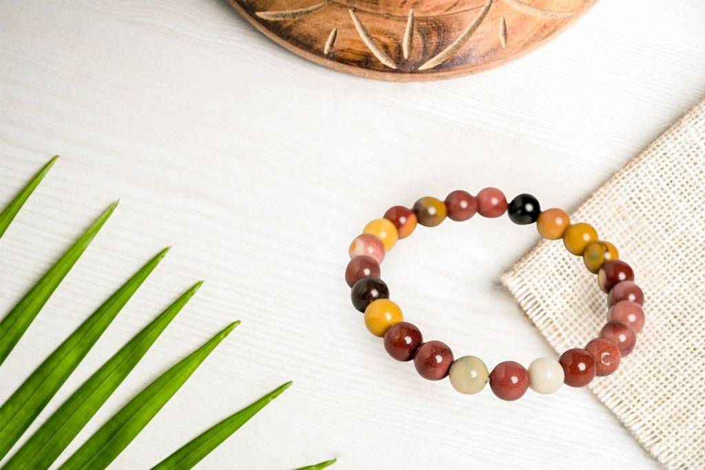 Mookaite Jasper Healing Gemstone Bracelet : MOOKAITE-BRACELET