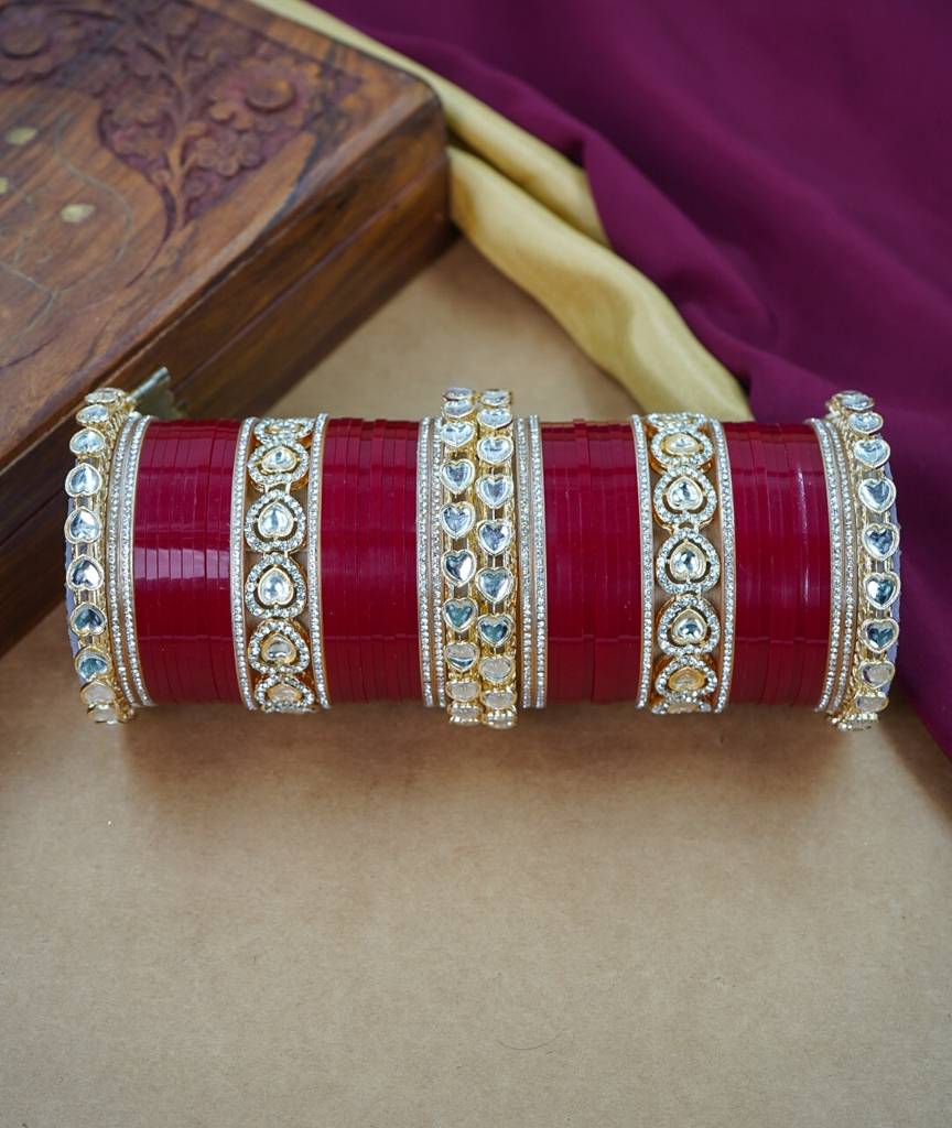 Premium Trending Punjabi Wedding Chuda : HJ-15