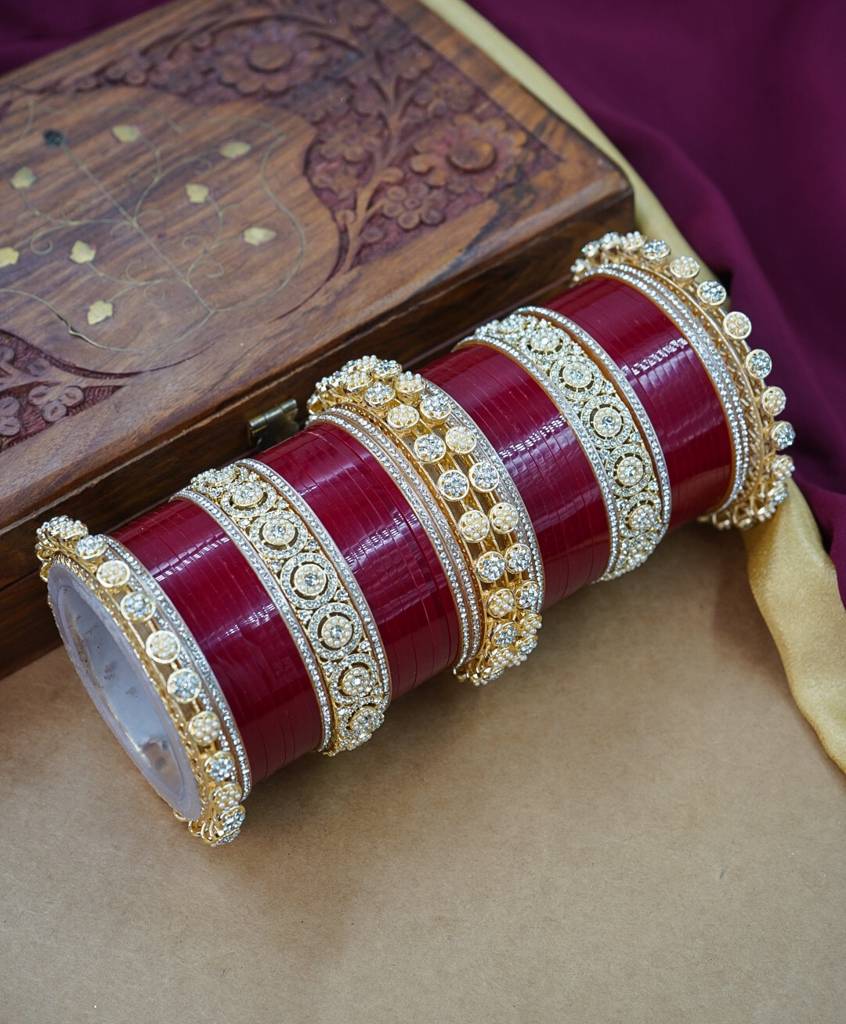 Designer Punjabi Chuda For Brides : HJ-13