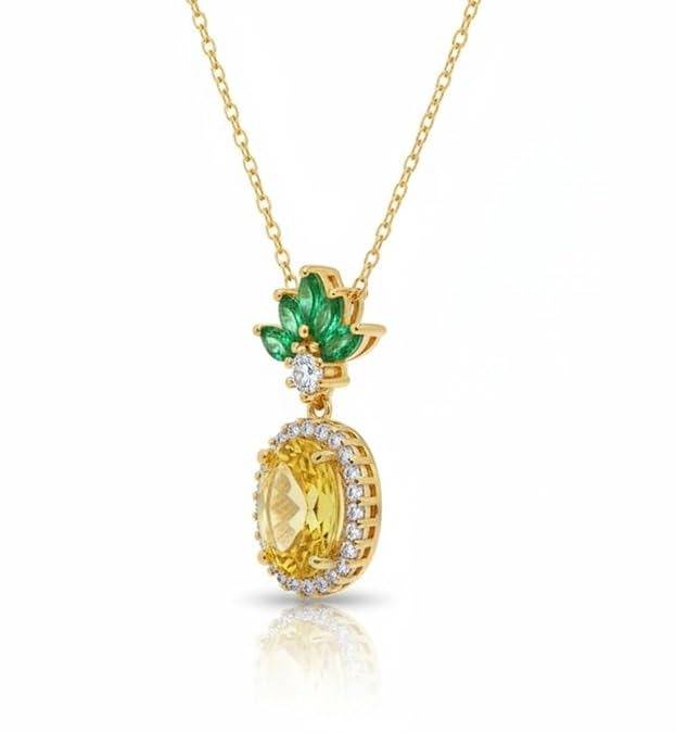 Pineapple Necklace For Women | Pendant Jewellery : 8850842993