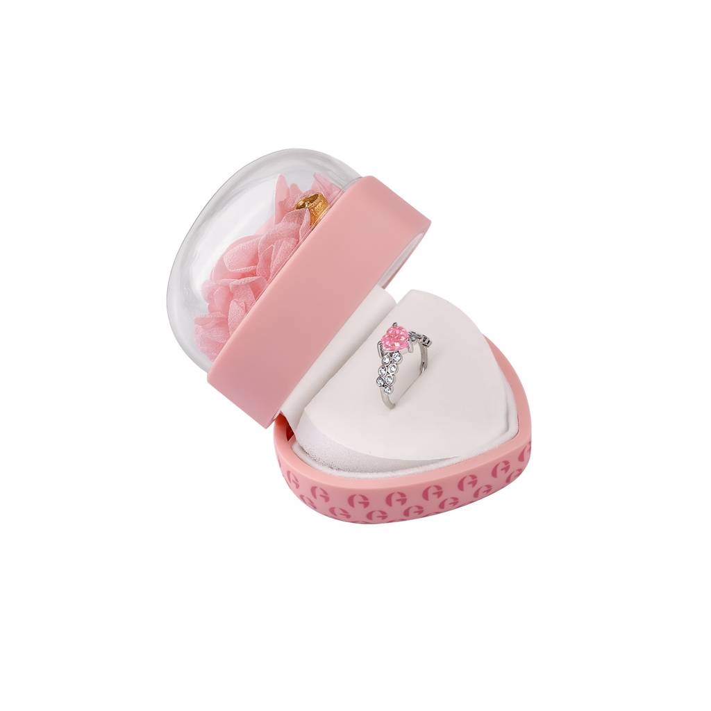 925 Silver Love At First Open Pink Rose Jewellery Box|Gift Box For Women And Men : PM0443