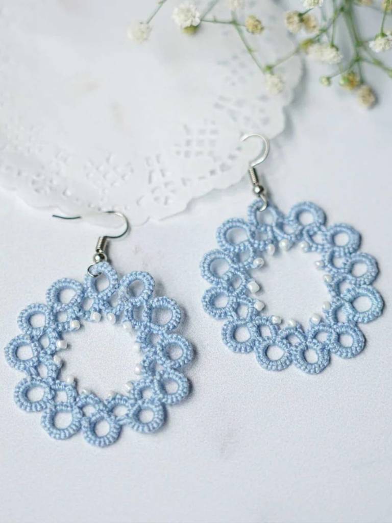 Powder Loop Earrings : KTN02