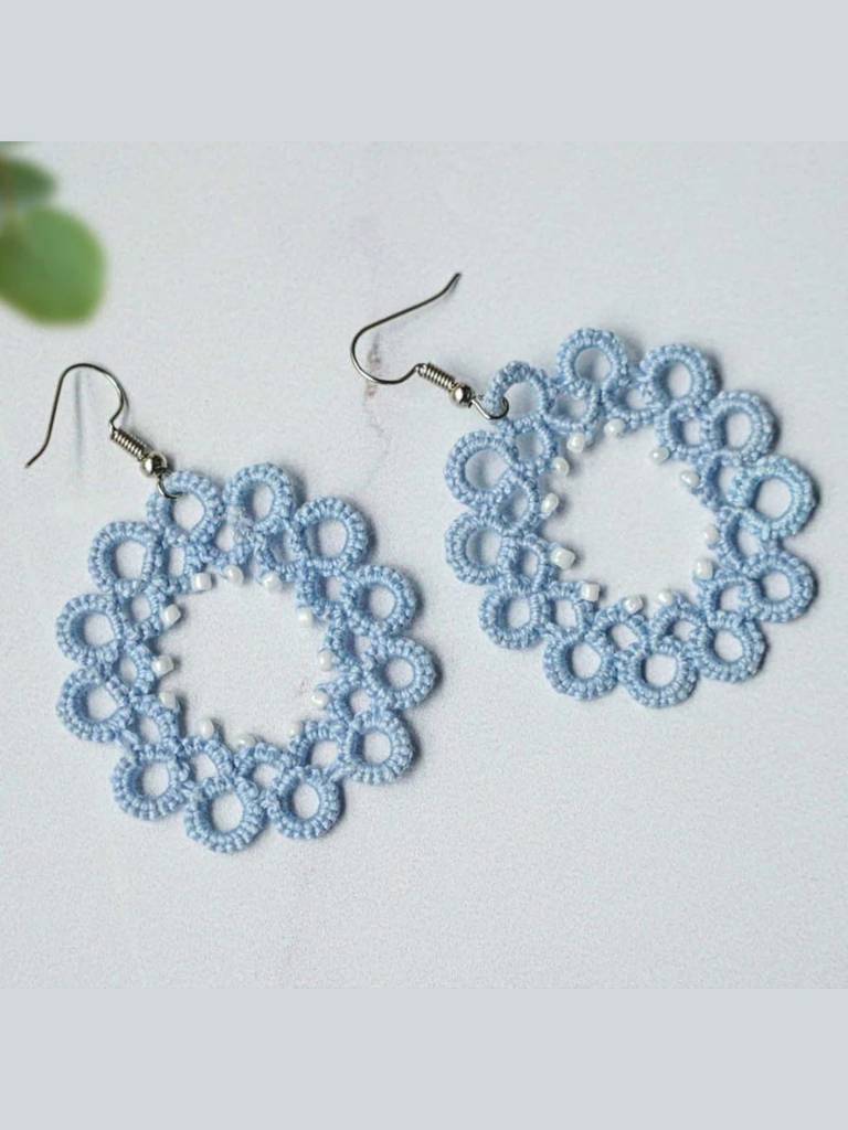 Powder Loop Earrings : KTN02