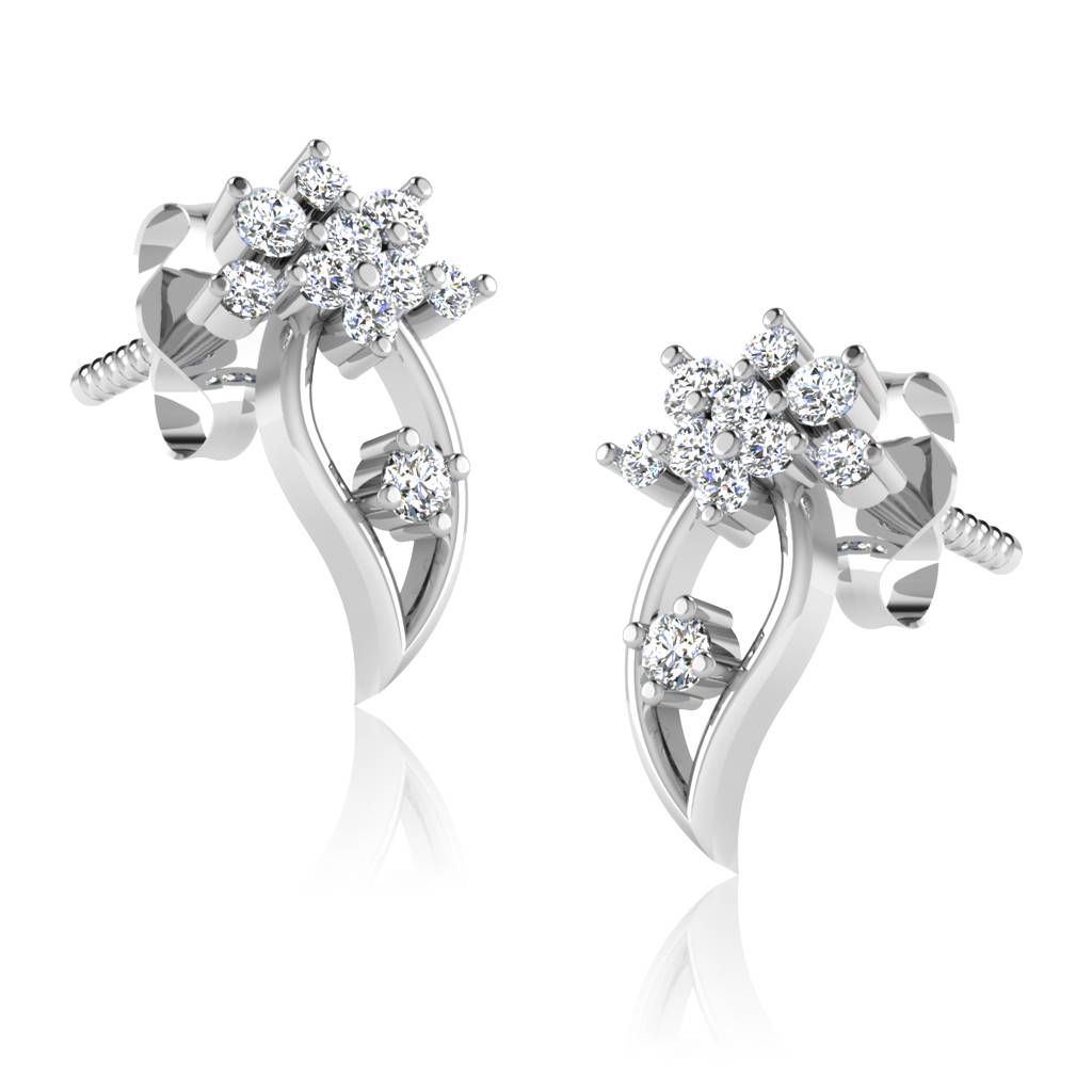 Iski Uski 925 Sterling Silver Aabha Stud Earrings