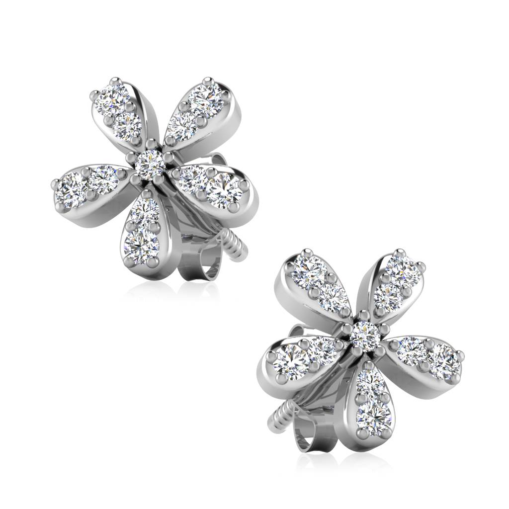 Iski Uski 925 Sterling Silver Junica Stud Earrings