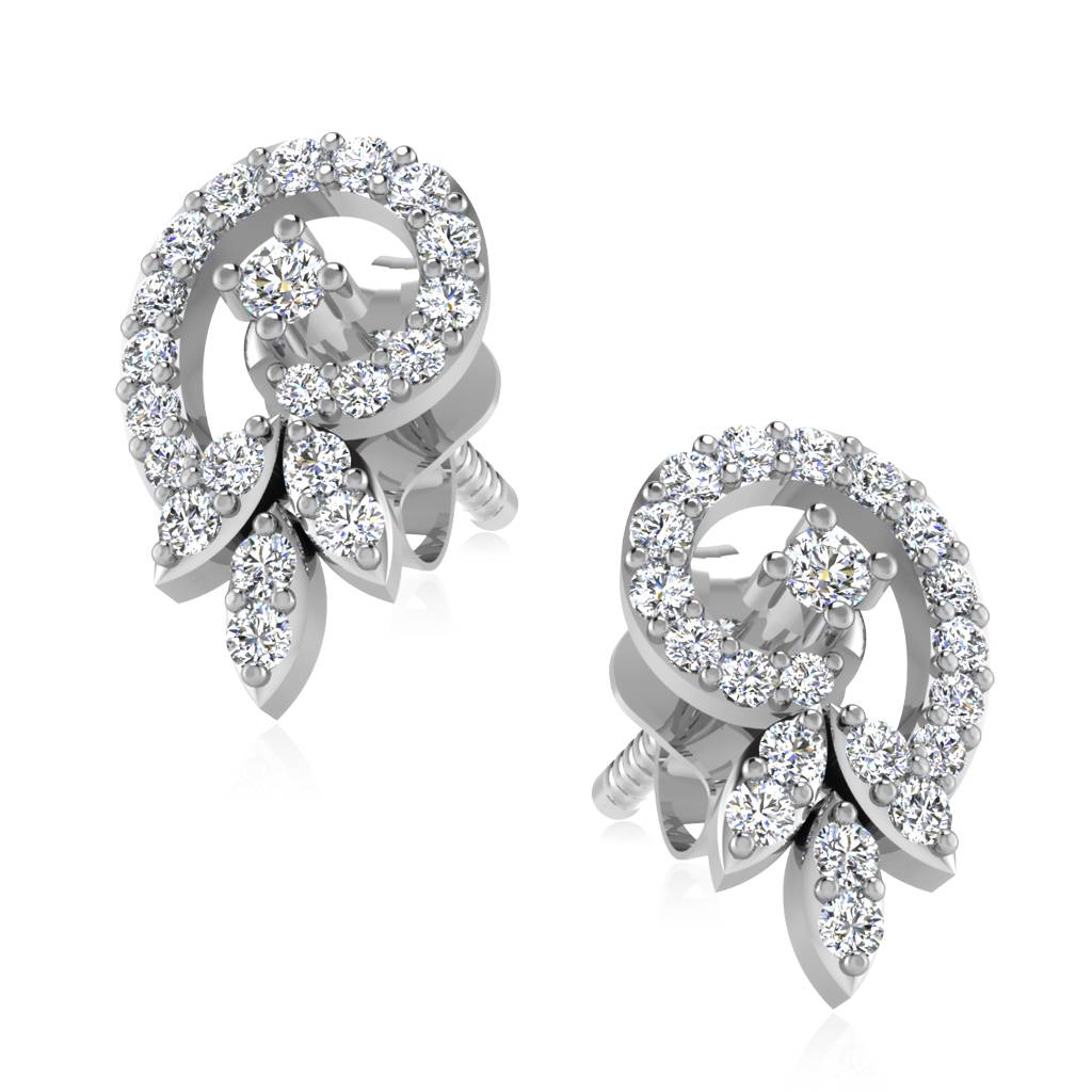 Iski Uski 925 Sterling Silver Majestic Stud Earrings