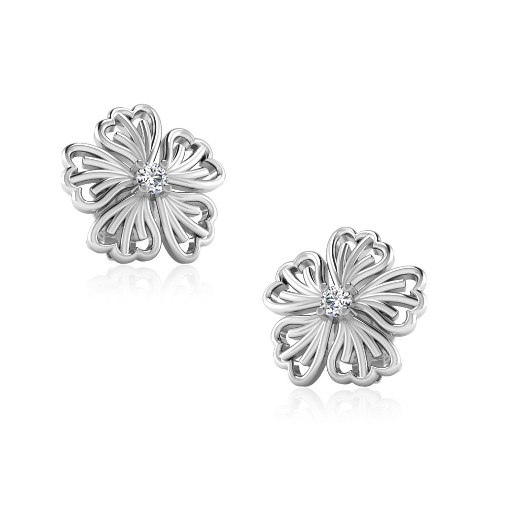 Iski Uski 925 Sterling Silver Anjika Stud Earrings