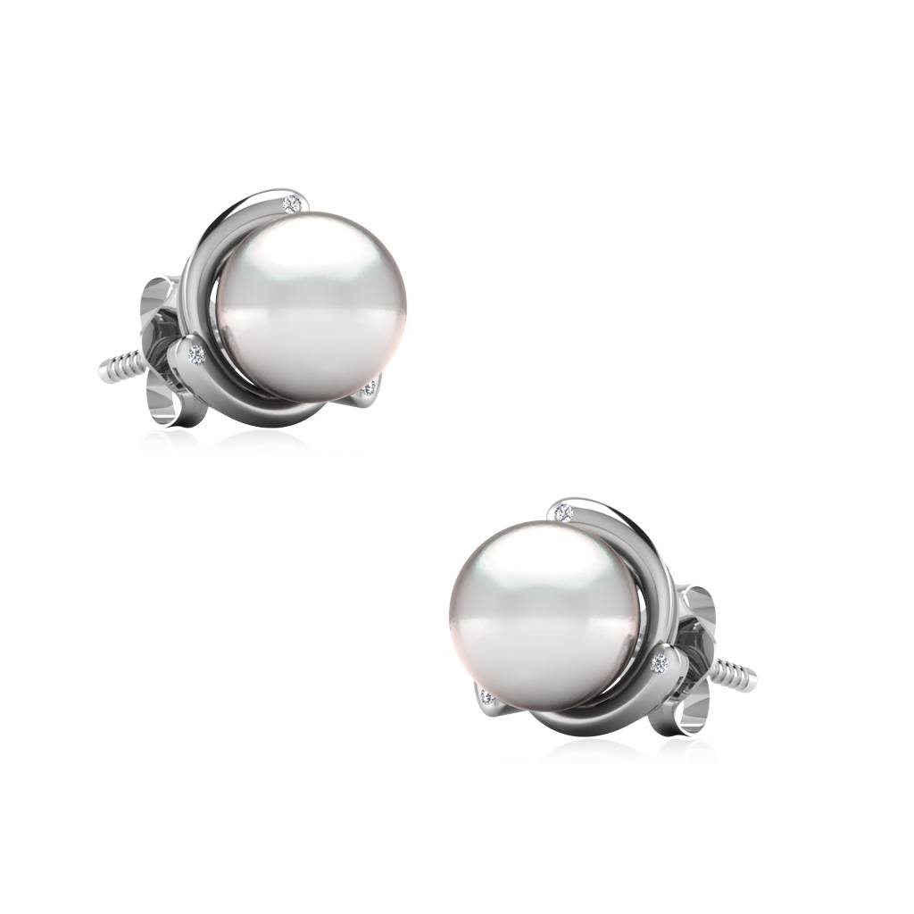 Iski Uski 925 Sterling Silver Amaira Stud Earrings