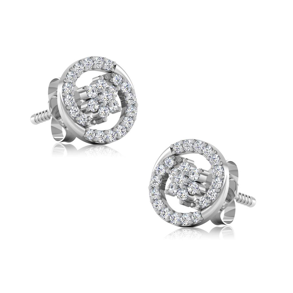 Iski Uski 925 Sterling Silver Bhavini Stud Earrings
