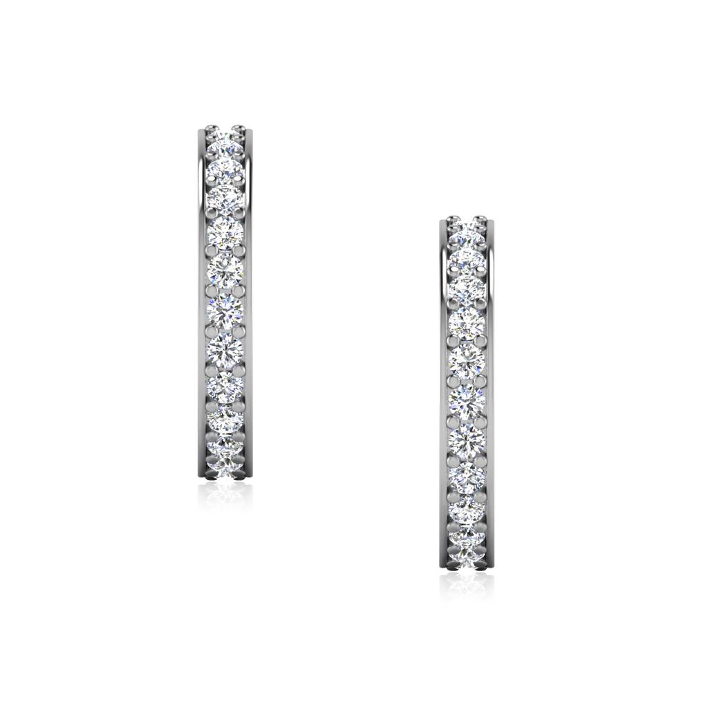 Iski Uski 925 Sterling Silver Darika Hoop Earrings
