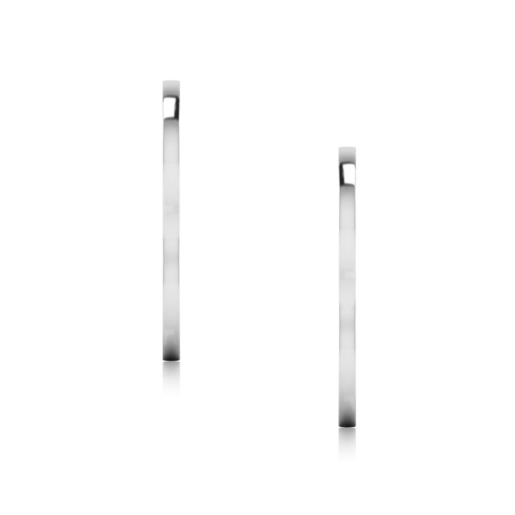 Iski Uski 925 Sterling Silver Ekanta Hoop Earrings