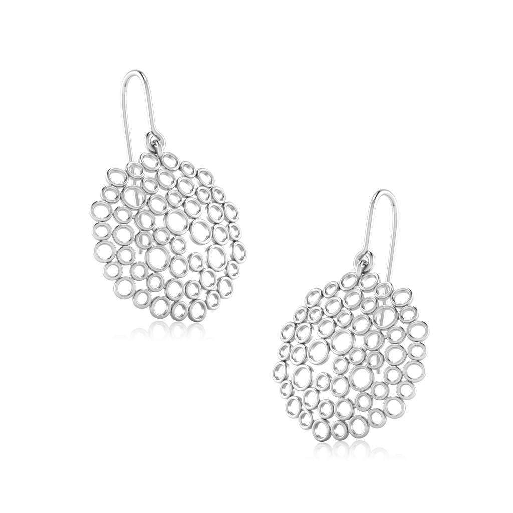 Iski Uski 925 Sterling Silver Geetika Dangler Earrings