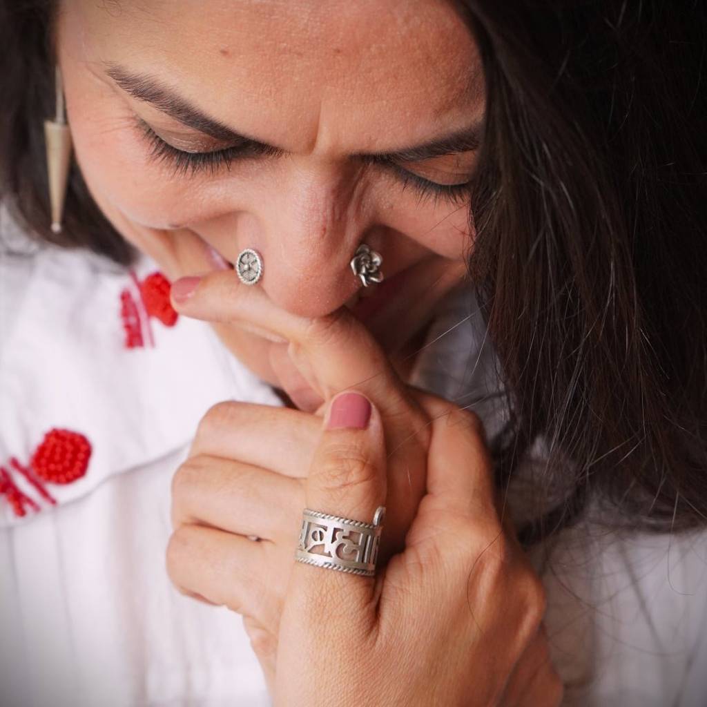 Aham Brahamasmi Thumb Ring-For Her : Q224-F