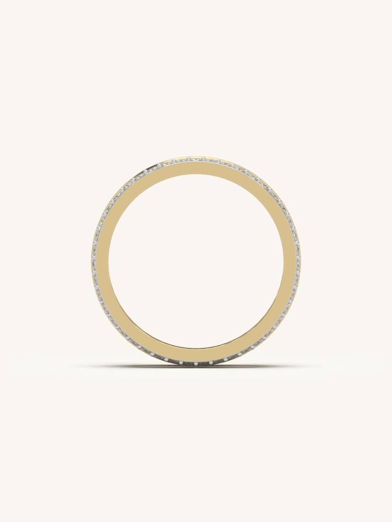 Enamel Spark Band Ring 925 Sterling Silver 18Kt Gold Vermeil Jewellery For Women : QA112009Y13