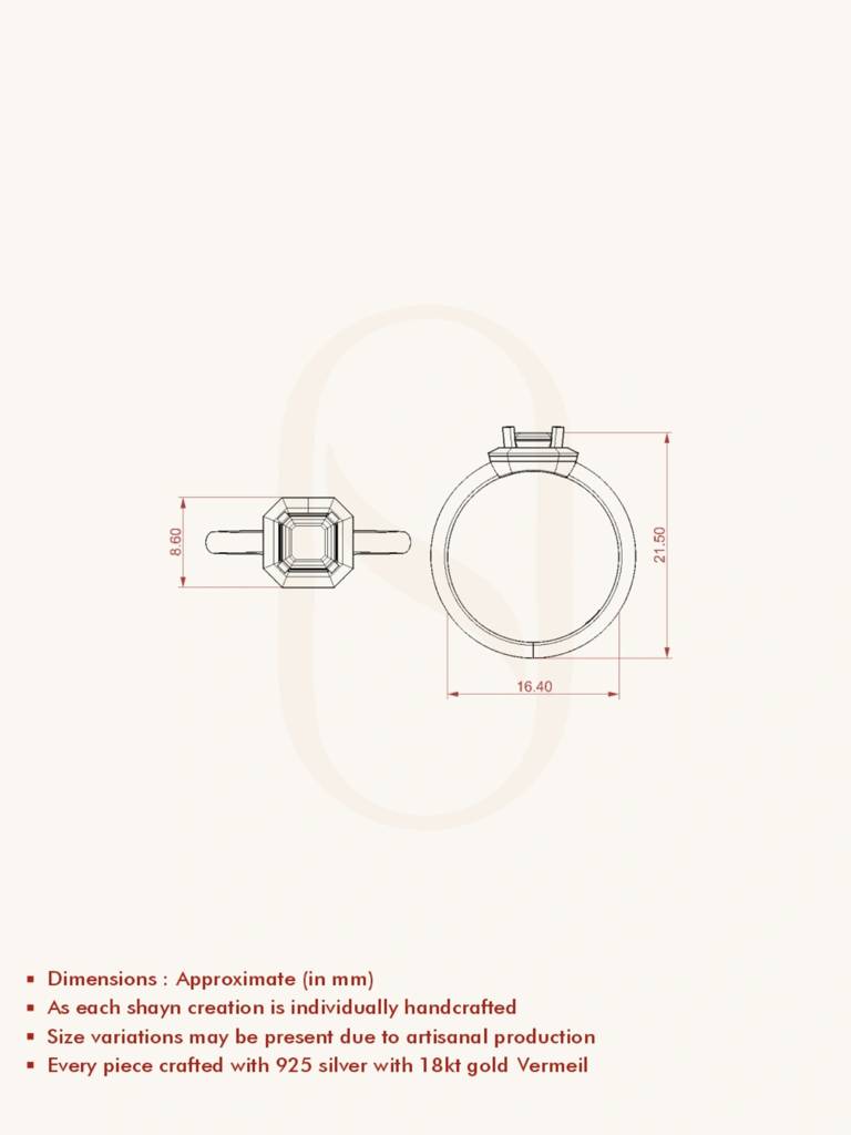 Ruby Classic Band Ring 925 Sterling Silver 18Kt Gold Vermeil Jewellery For Women : QA123006Y12