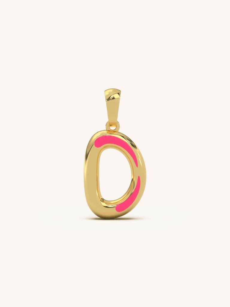 Initial Pendant 925 Sterling Silver 18Kt Gold Vermeil Jewellery For Women : QC120004_Y