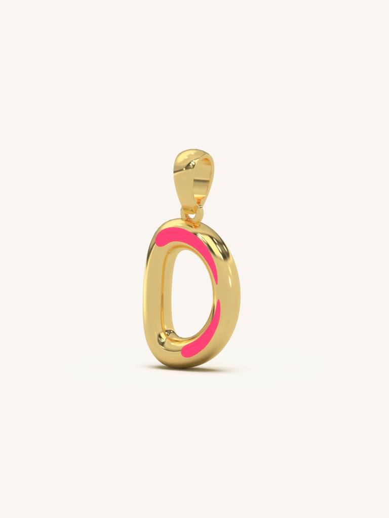 Initial Pendant 925 Sterling Silver 18Kt Gold Vermeil Jewellery For Women : QC120004_Y