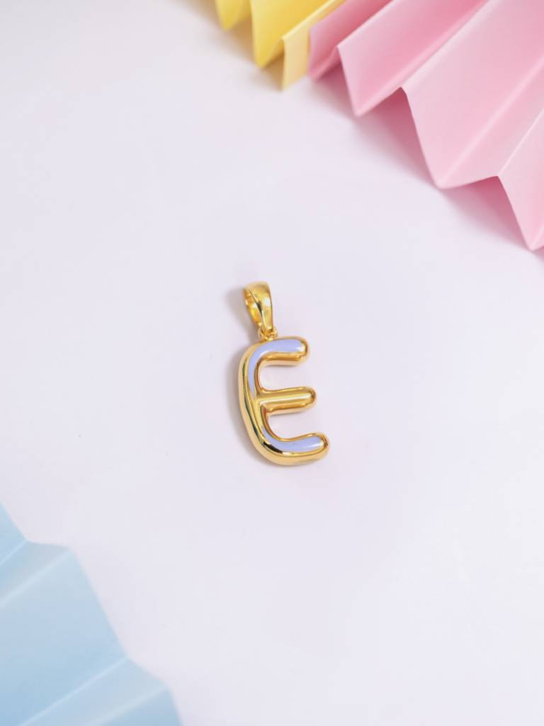 Initial Pendant 925 Sterling Silver 18Kt Gold Vermeil Jewellery For Women : QC120005_Y