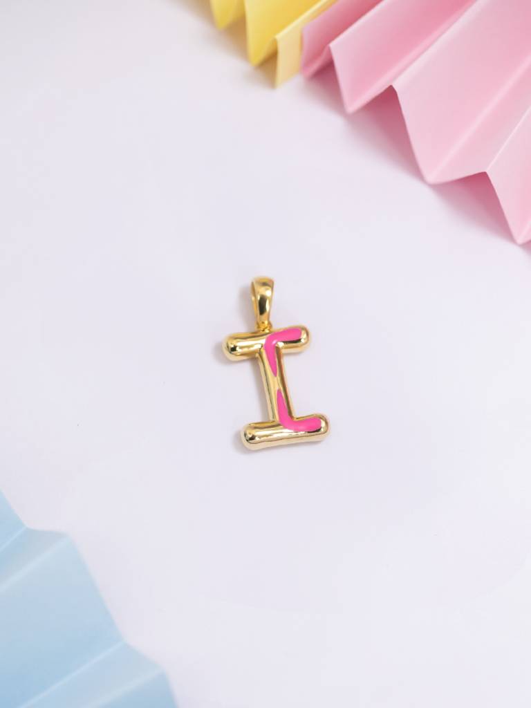 Initial Pendant 925 Sterling Silver 18Kt Gold Vermeil Jewellery For Women : QC120009_Y
