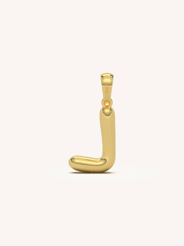 Initial Pendant 925 Sterling Silver 18Kt Gold Vermeil Jewellery For Women : QC120012_Y