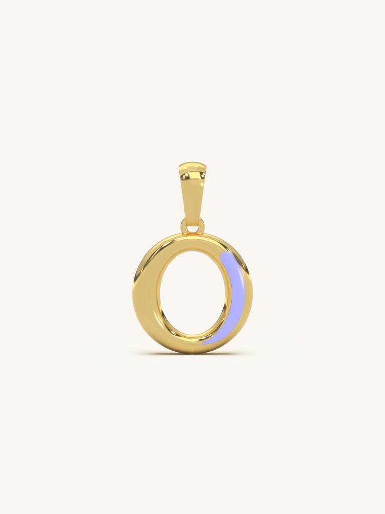 Initial Pendant 925 Sterling Silver 18Kt Gold Vermeil Jewellery For Women : QC120015_Y