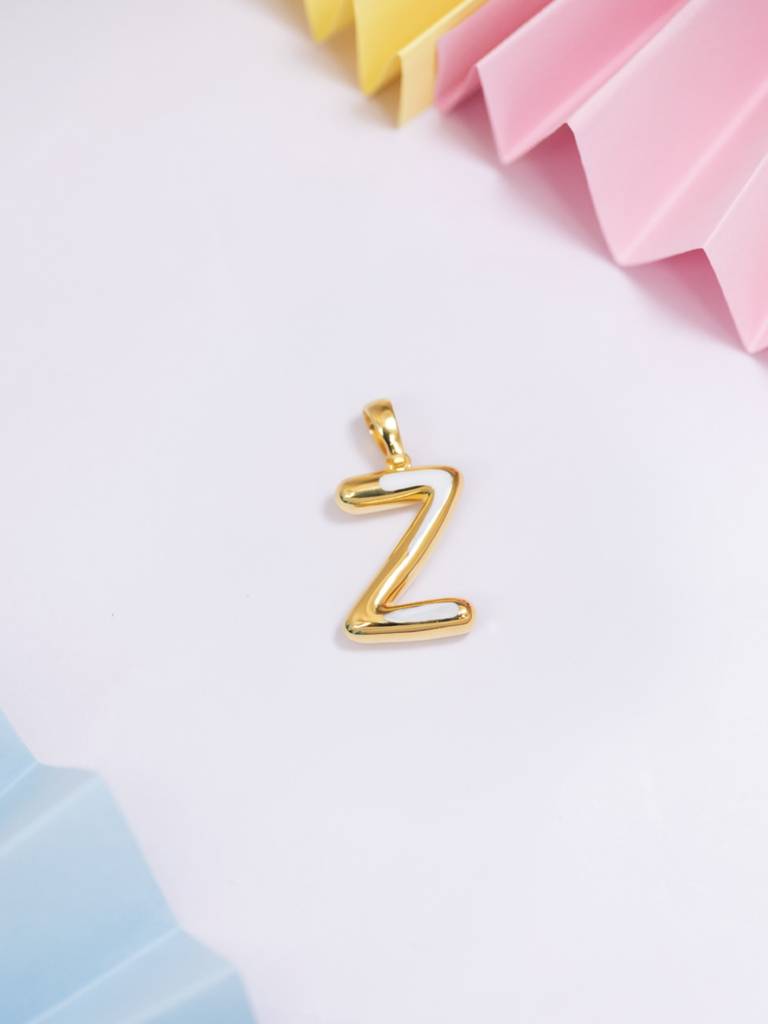 Initial Pendant 925 Sterling Silver 18Kt Gold Vermeil Jewellery For Women : QC120026_Y