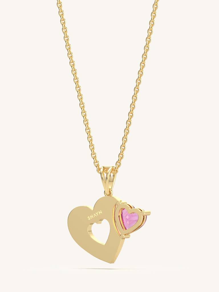 Pure Soul Pendant 925 Sterling Silver 18Kt Gold Vermeil Jewellery For Women : QC157006_Y