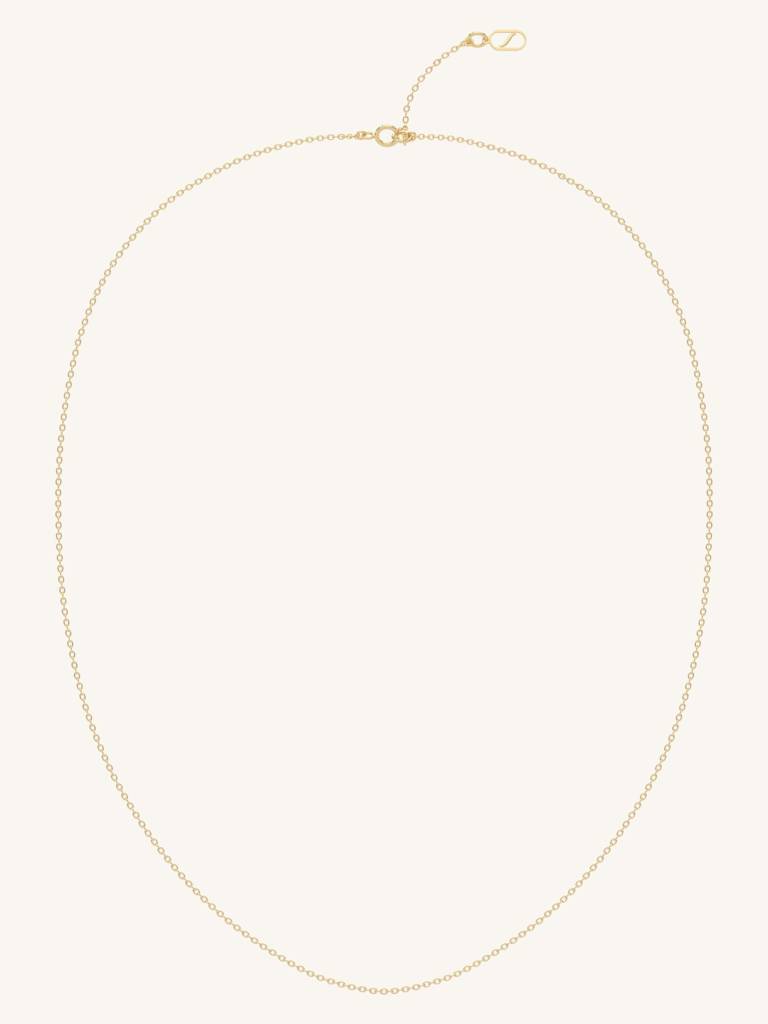 Bold Link Chain Necklace 925 Sterling Silver 18Kt Gold Vermeil Jewellery For Women : QG135007_Y