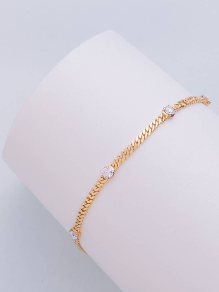 Anushka Jain Jewellery 2Mm Sapphire Tennis Bracelet · Eternz