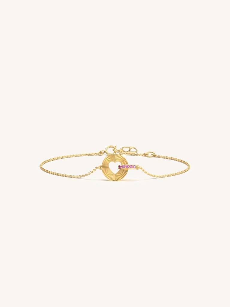 Long Lariat Bracelet 925 Sterling Silver 18Kt Gold Vermeil Jewellery For Women : QK157004_Y