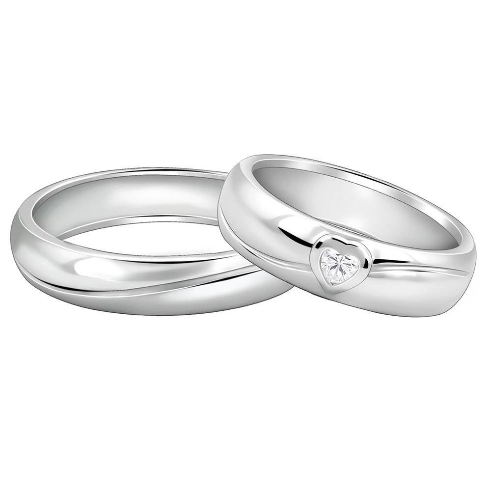 Giva 925 Silver Tied Together Couple Rings,Male Ring: Indian - 20,Female Ring: Indian - 12| Gifts For Couples | With  : R02219
