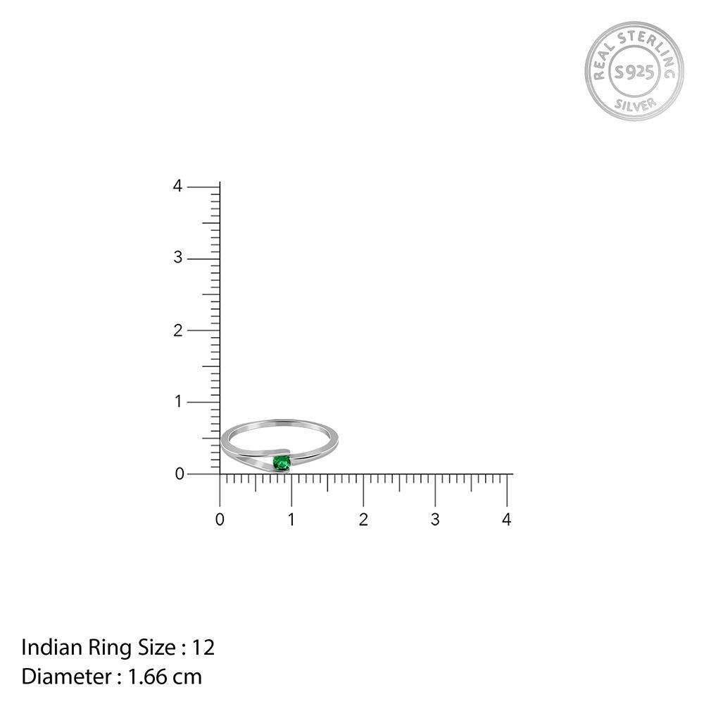 925 Silver Juniper Ring, Fixed Size, Indian -12|Gifts For Women And Girls | With Certificate Of Authenticity And 925  : R02399