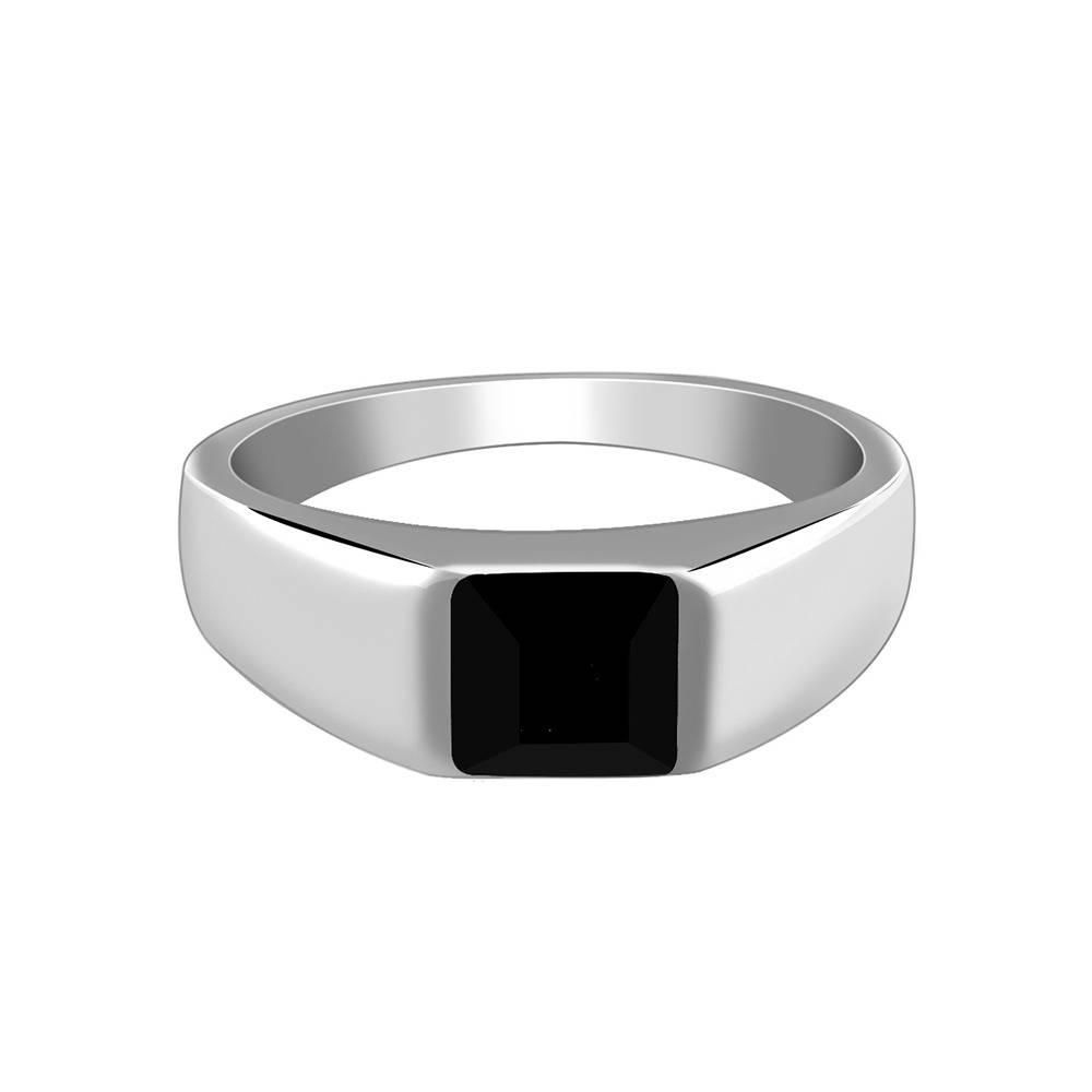 925 Silver Prince Onyx Ring For Him|Gifts For Men & Boys| With Certificate Of Authenticity And 925 Stamp | 6 Months W : R02513