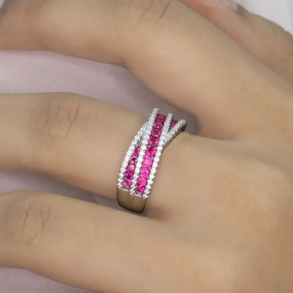 Criss Cross Ring : R03521-R