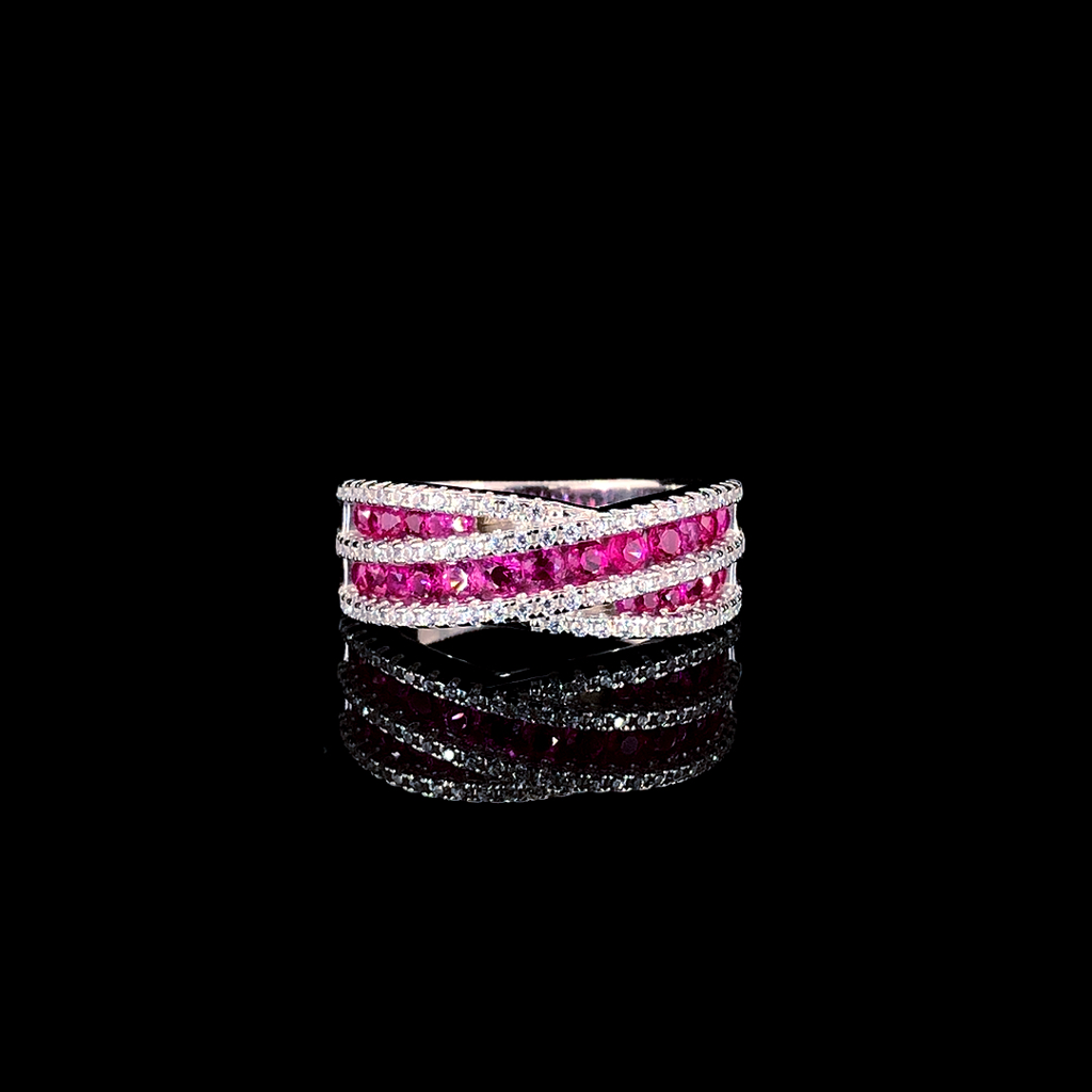 Criss Cross Ring : R03521-R