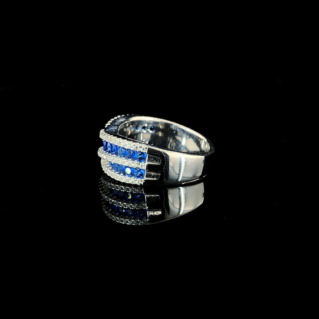 Criss Cross Ring : R03521-S
