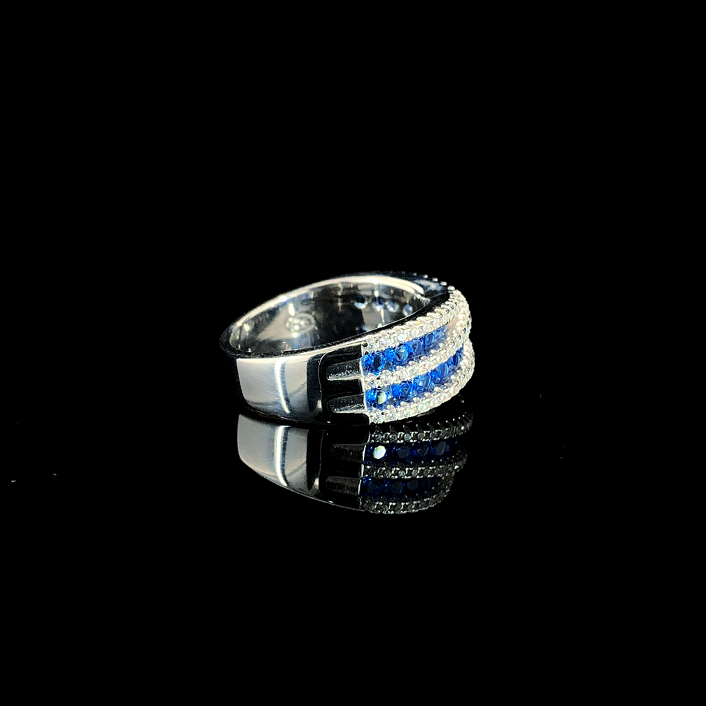 Criss Cross Ring : R03521-S