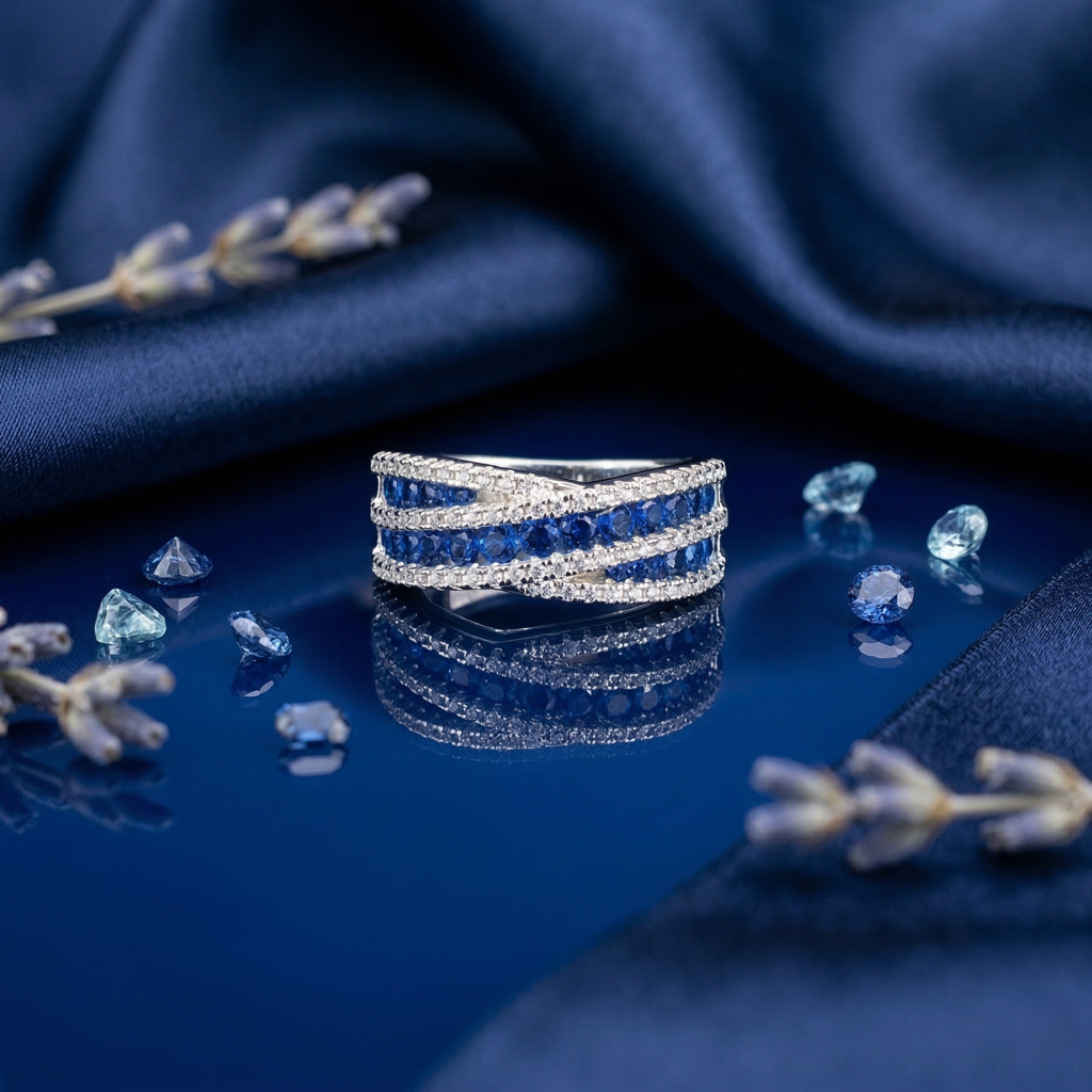 Criss Cross Ring : R03521-S