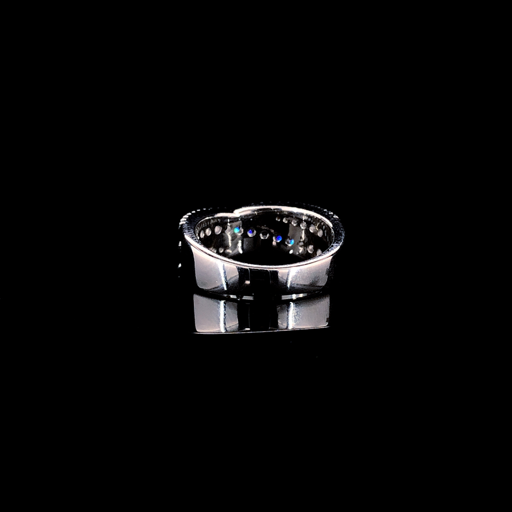 Criss Cross Ring : R03521-W