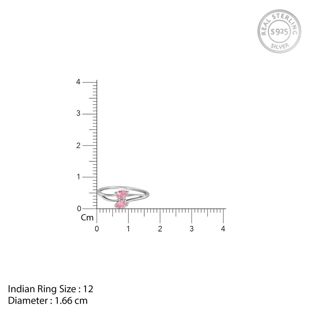 925 Silver Whisper Ring,Fixed Size, Indian -12|Gifts For Women And Girls | With Certificate Of Authenticity And 925 S : R03565