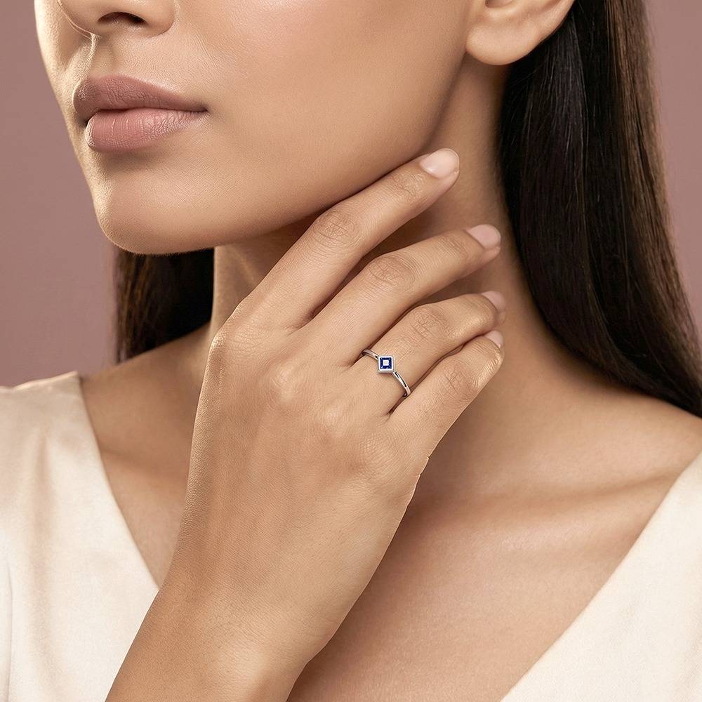 925 Silver Promise Ring (Size 12), Fixed Size|Gifts For Women And Girls | With Certificate Of Authenticity And 925 St : R03567