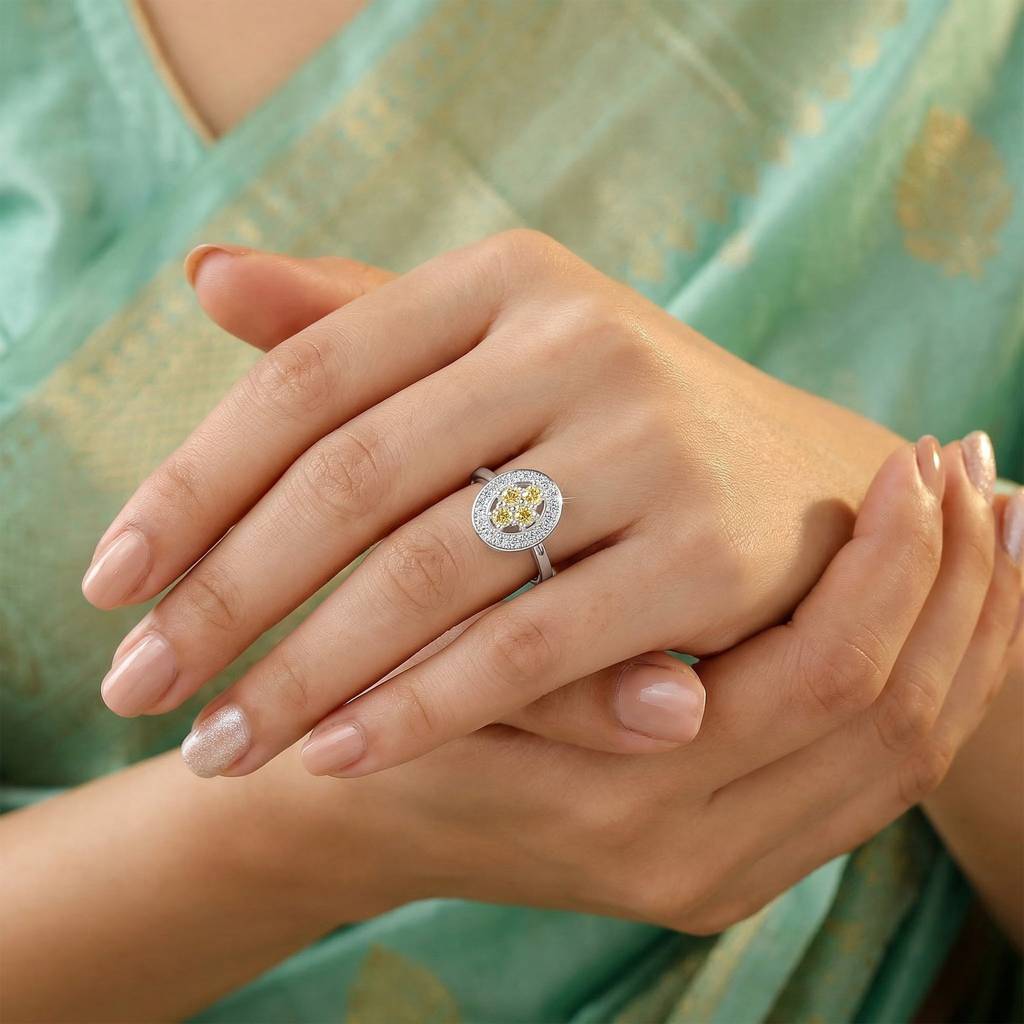 925 Silver Vamika Ring, Adjustable, Indian-12|Gifts For Women And Girls | With Certificate Of Authenticity And 925 St : R03585