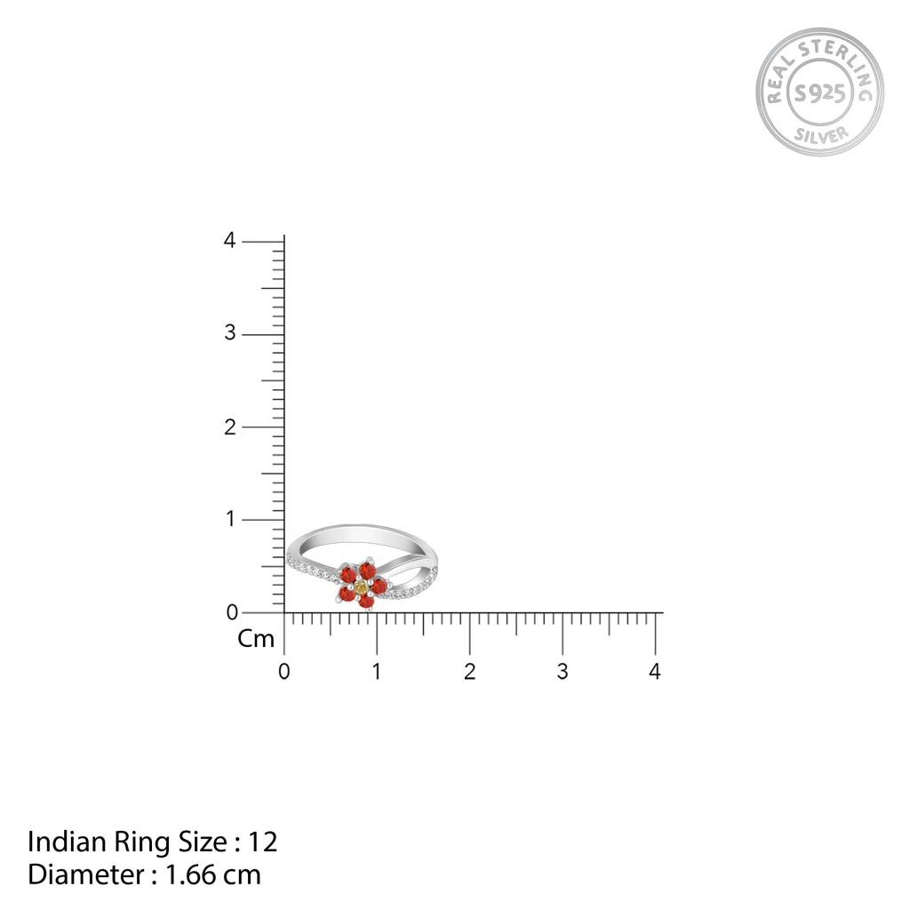 925 Silver Fauna Ring,Fixed Size, Indian-12|Gifts For Women And Girls | With Certificate Of Authenticity And 925 Stam : R03593