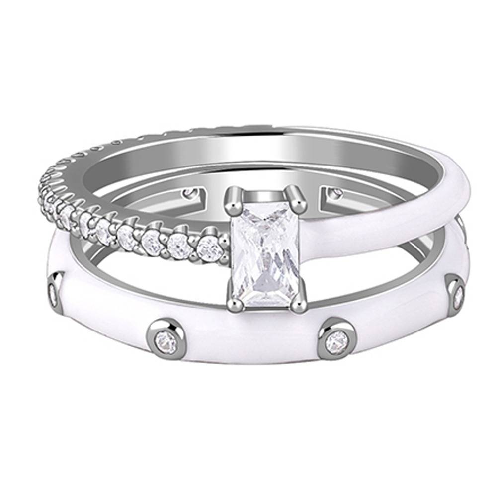 925 Silver Cute Girl Stack Rings, Fixed Size, Indian -12|Gifts For Women And Girls | With Certificate Of Authenticity : R03651