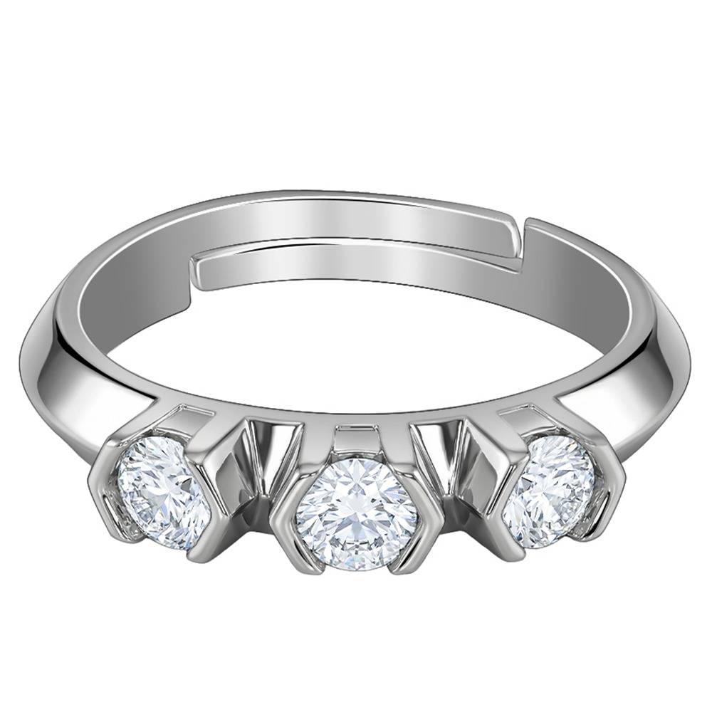Trinity Adjustable Ring, Adjustable, Indian - 12|Gifts For Women And Girls | With Certificate Of Authenticity And 925 : R03717