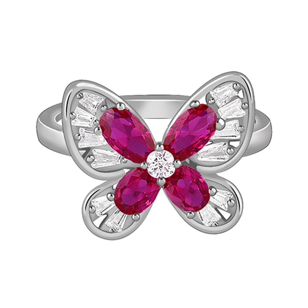 925 Silver Astoria Ring, Fixed Size, Indian-12|Gifts For Women & Girls| With Certificate Of Authenticity And 925 Stam : R03877