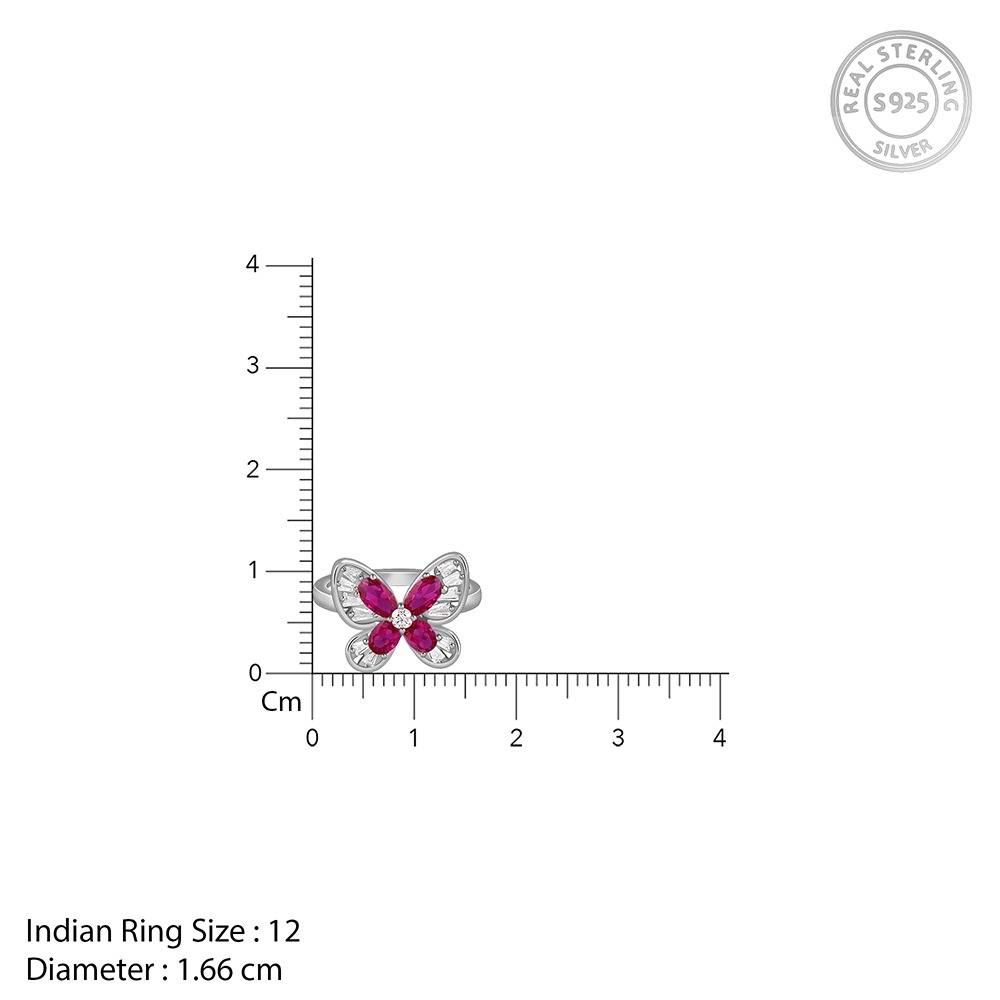 925 Silver Astoria Ring, Fixed Size, Indian-12|Gifts For Women & Girls| With Certificate Of Authenticity And 925 Stam : R03877