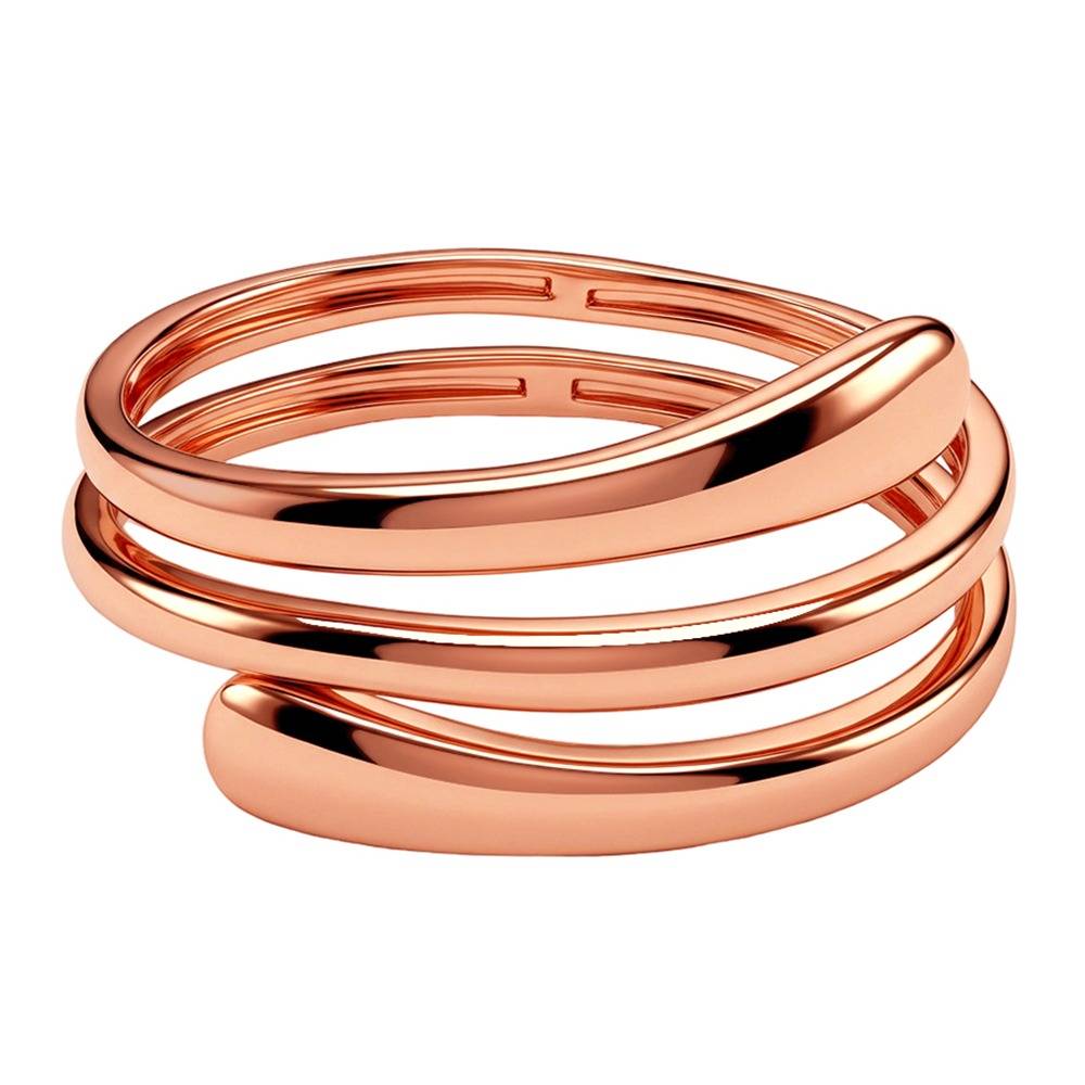 Rose Gold Refined Beauty Ring, Indian - 12|Gifts For Women And Girls | With Certificate Of Authenticity And 925 Stamp : R03951